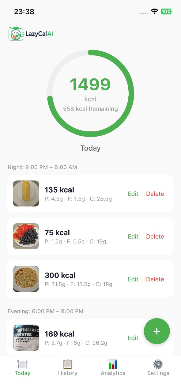 LazyCalAI screenshot 1